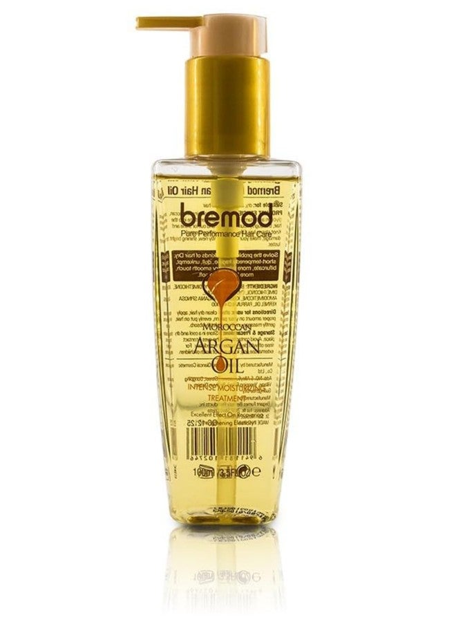 Bremod Performance Leave-In Moroccan Argan Oil Hair Oil – Vitamin E Oil& Keratin Hair Treatment for Repairing Dry, Frizzy & Damaged Hair – Deep Nourishing Hair Serum, Anti-Frizz & Split End Repair 3.3Fl Oz - Image 1